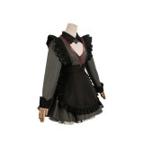 Oshi no Ko Hoshino Rubii Vampire Maid Dress Set Suit Cosplay Costume Halloween Carnival Outfit