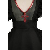 Oshi no Ko Hoshino Rubii Vampire Maid Dress Set Suit Cosplay Costume Halloween Carnival Outfit