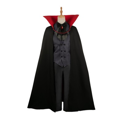 Oshi no Ko Hoshino Aquamarin Black Vampire Suit Suit Cosplay Costume Halloween Carnival Outfit