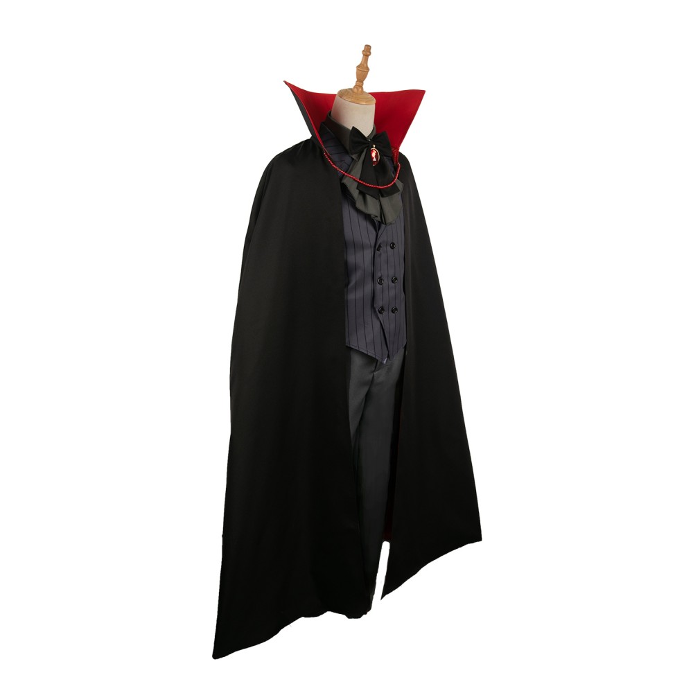 Oshi no Ko Hoshino Aquamarin Black Vampire Suit Suit Cosplay Costume Halloween Carnival Outfit