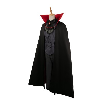Oshi no Ko Hoshino Aquamarin Black Vampire Suit Suit Cosplay Costume Halloween Carnival Outfit