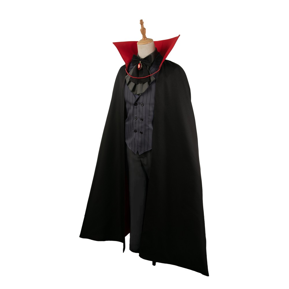 Oshi no Ko Hoshino Aquamarin Black Vampire Suit Suit Cosplay Costume Halloween Carnival Outfit