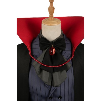 Oshi no Ko Hoshino Aquamarin Black Vampire Suit Suit Cosplay Costume Halloween Carnival Outfit