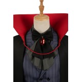 Oshi no Ko Hoshino Aquamarin Black Vampire Suit Suit Cosplay Costume Halloween Carnival Outfit