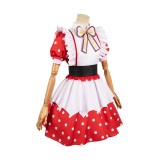 OSHI NO KO Arima Kana Robe Tablier à Pois Rouges Costume Cosplay Halloween Carnaval