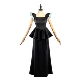 Oshi no Ko Akane Kurokawa Women Black Dress Cosplay Costume Halloween Carnival Outfit