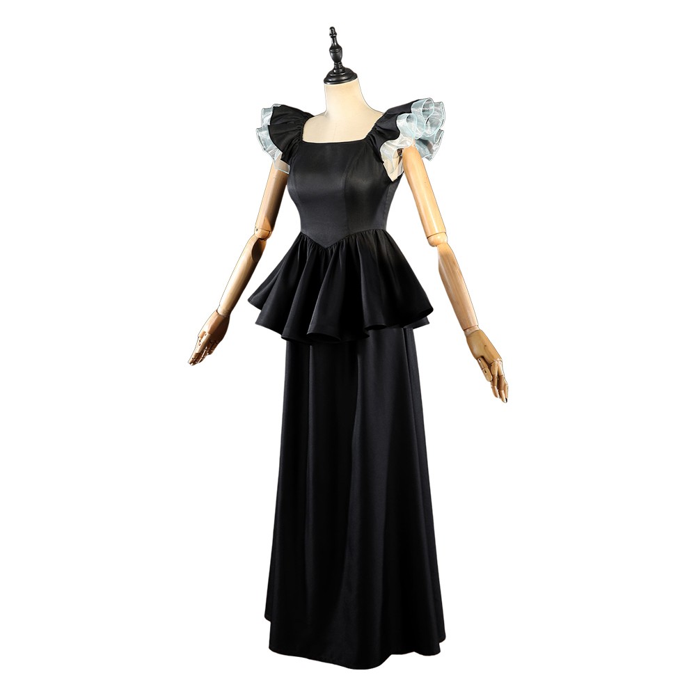 Oshi no Ko Akane Kurokawa Women Black Dress Cosplay Costume Halloween Carnival Outfit