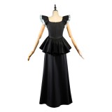 Oshi no Ko Akane Kurokawa Women Black Dress Cosplay Costume Halloween Carnival Outfit
