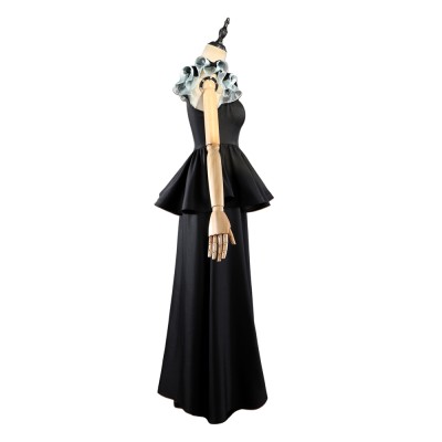 Oshi no Ko Akane Kurokawa Women Black Dress Cosplay Costume Halloween Carnival Outfit