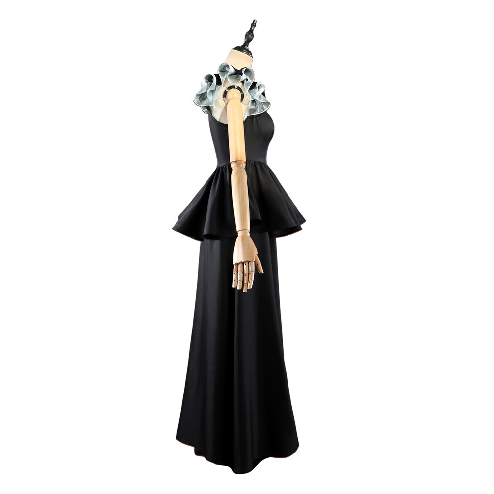 Oshi no Ko Akane Kurokawa Women Black Dress Cosplay Costume Halloween Carnival Outfit