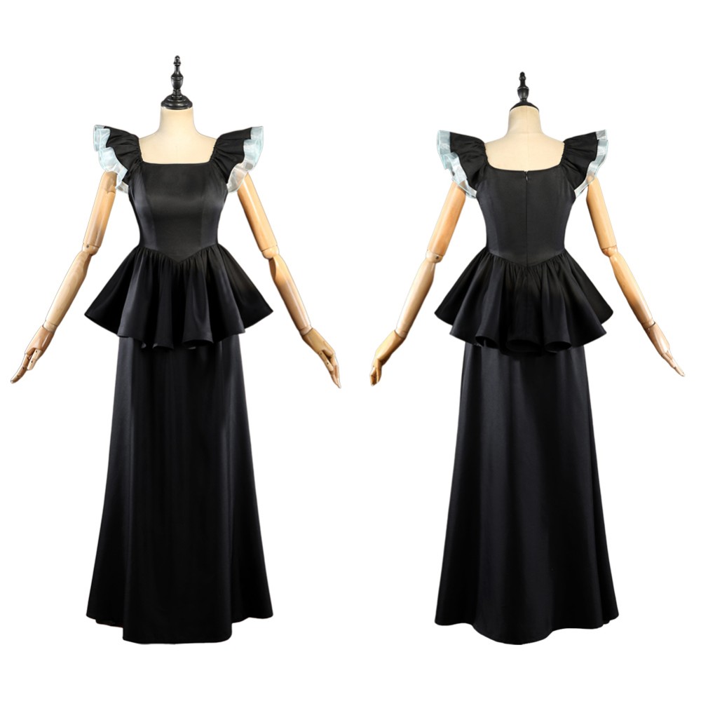 Oshi no Ko Akane Kurokawa Women Black Dress Cosplay Costume Halloween Carnival Outfit
