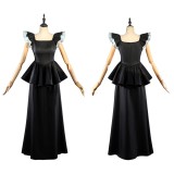 Oshi no Ko Akane Kurokawa Women Black Dress Cosplay Costume Halloween Carnival Outfit