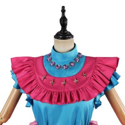 Oshi no Ko Ai Hoshino Women Pink Dress Cosplay Costume Halloween Carnival Outfit