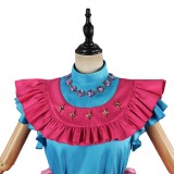 Oshi no Ko Ai Hoshino Women Pink Dress Cosplay Costume Halloween Carnival Outfit