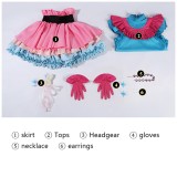 Oshi no Ko Ai Hoshino Women Pink Dress Cosplay Costume Halloween Carnival Outfit