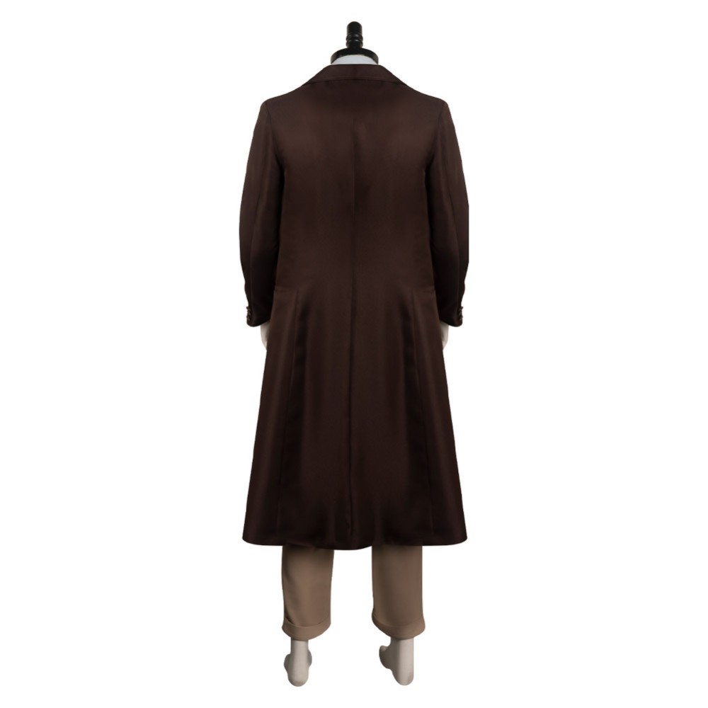 Oppenheimer Brown Suit Cosplay Costume Halloween Carnival Outfit