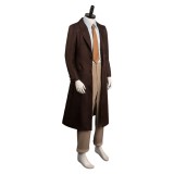 Oppenheimer Brown Suit Cosplay Costume Halloween Carnival Outfit
