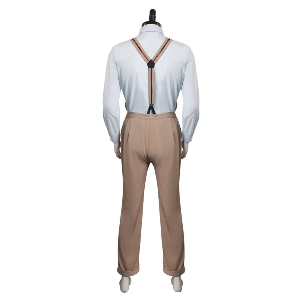 Oppenheimer Brown Suit Cosplay Costume Halloween Carnival Outfit