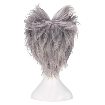 One Punch Man Garou Silver Wig Heat Resistant Synthetic Hair Party Accessories Cosplay Costume Halloween Carnival