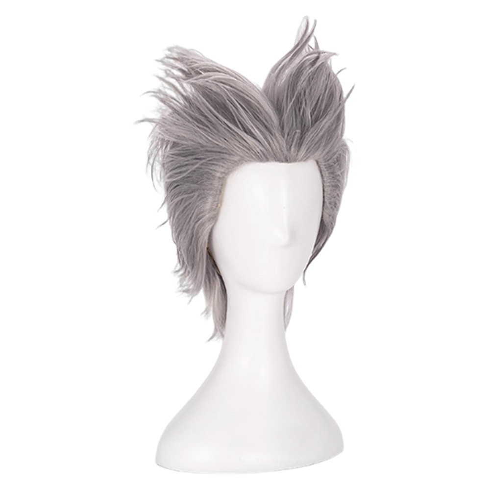 One Punch Man Garou Silver Wig Heat Resistant Synthetic Hair Party Accessories Cosplay Costume Halloween Carnival