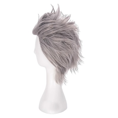 One Punch Man Garou Silver Wig Heat Resistant Synthetic Hair Party Accessories Cosplay Costume Halloween Carnival