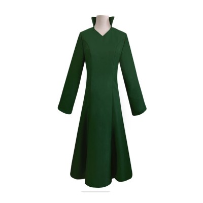 Robe verte de fête Fubuki pour femmes One Punch Man Costume de cosplay Tenue de carnaval d'Halloween
