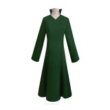 Robe verte de fête Fubuki pour femmes One Punch Man Costume de cosplay Tenue de carnaval d'Halloween