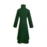 Robe verte de fête Fubuki pour femmes One Punch Man Costume de cosplay Tenue de carnaval d'Halloween