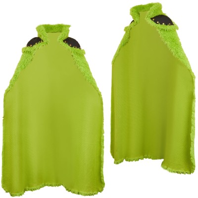 Zoro Green Plush Cloak Cosplay Costume Halloween Carnival
