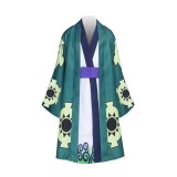 Costume de cosplay pour enfants garçons Roronoa Zoro du pays de Wano, tenue pour Halloween et carnaval