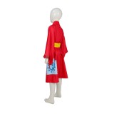Wano Country Arc Monkey D. Luffy Kids Children Kimono Suit Cosplay Costume Halloween Carnival Outfit