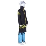 Trafalgar D. Water Law Kids Children Black Suit Cosplay Costume Halloween Carnival Outfit
