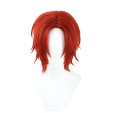 Shanks Red Wig Heat Resistant Synthetic Hair Accessories Cosplay Costume Halloween Carnival