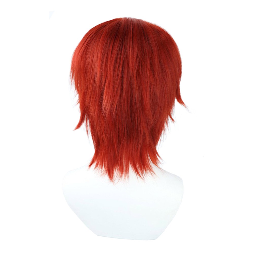Shanks Red Wig Heat Resistant Synthetic Hair Accessories Cosplay Costume Halloween Carnival
