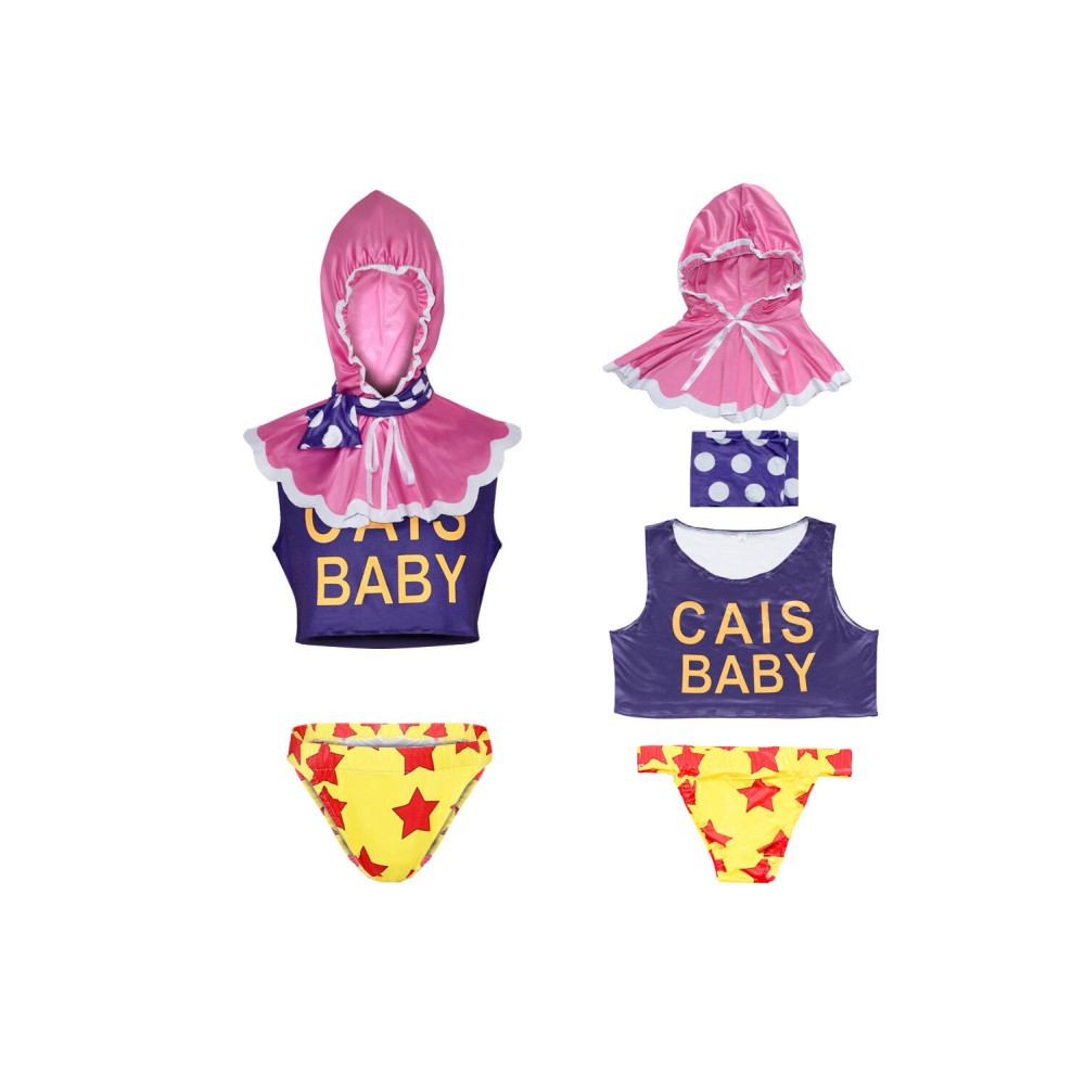 Senor Pink Suit Cosplay Costume Halloween Carnival Outfit
