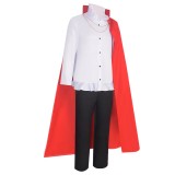 Sanji Whole Cake Island Arc Top Pants With Cloak Set Suit Cosplay Costume Halloween Carnival Outfit