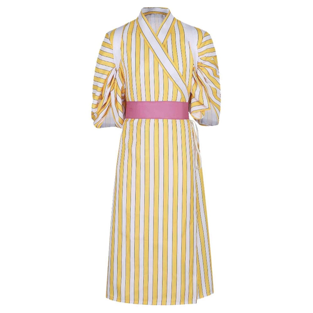Sanji Striped Kimono Suit Cosplay Costume Halloween Carnival Outfit