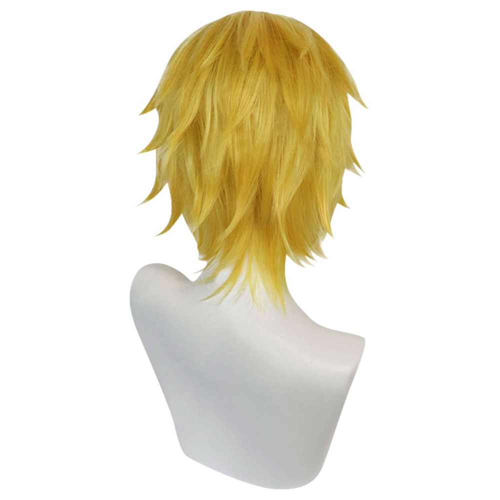 Sanji Wig Heat Resistant Synthetic Hair Accessories Cosplay Costume Halloween Carnival