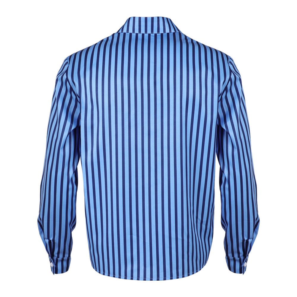 Costume de cosplay de chemise bleue Sanji pour Halloween et carnaval