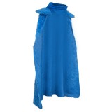 Costume de cosplay en peluche bleu Sanji pour Halloween et carnaval