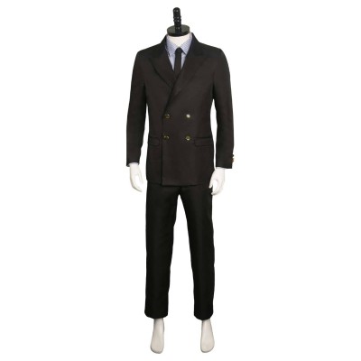 Costume de cosplay Sanji à rayures noires pour Halloween et carnaval