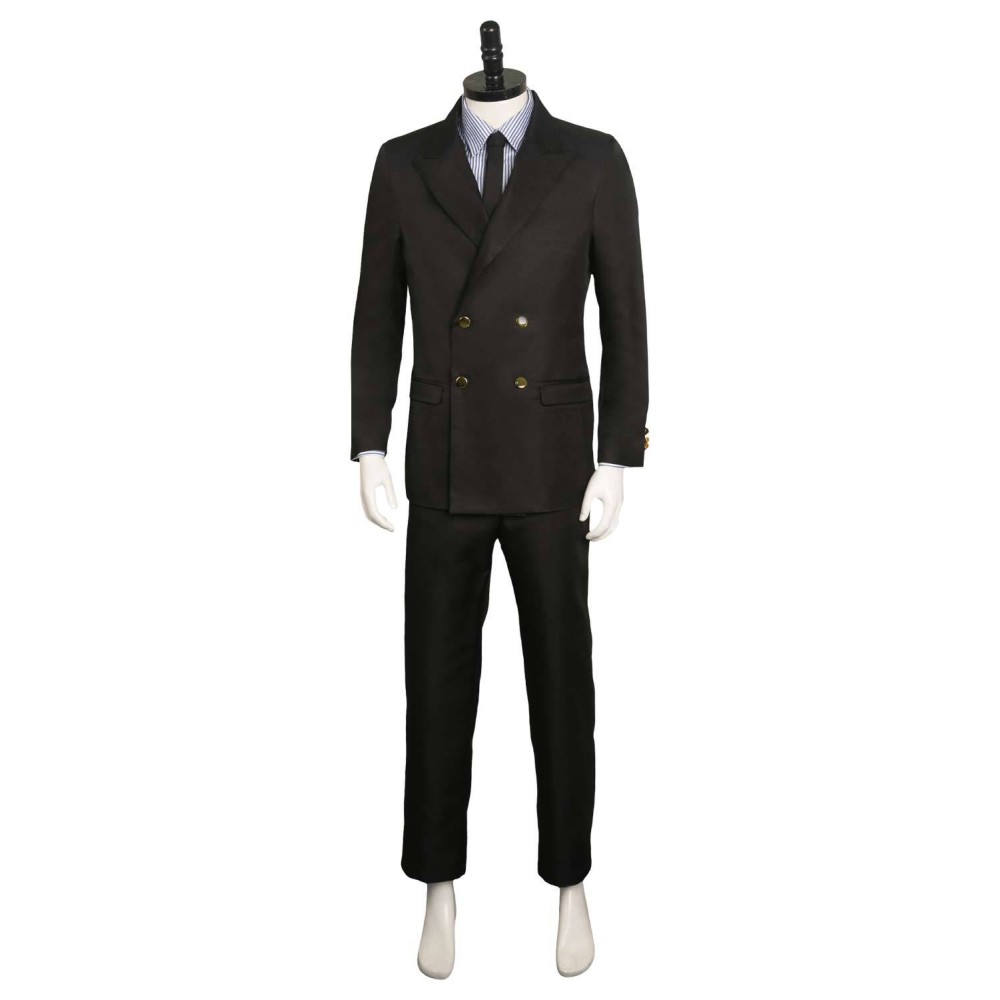 Costume de cosplay Sanji à rayures noires pour Halloween et carnaval