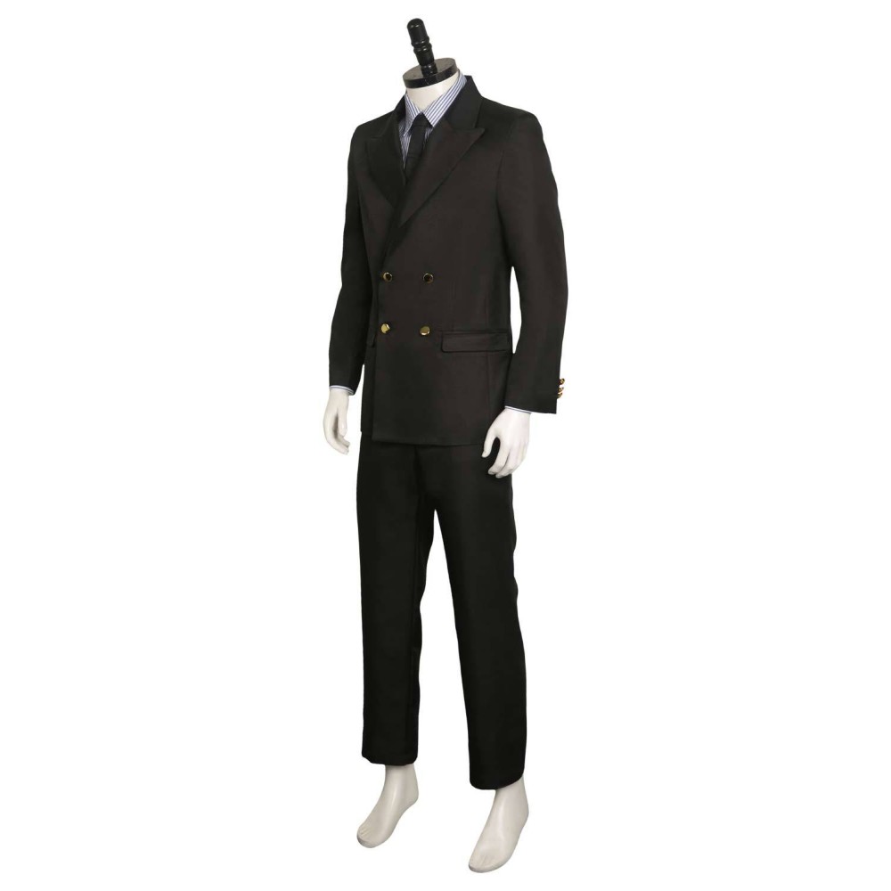 Costume de cosplay Sanji à rayures noires pour Halloween et carnaval