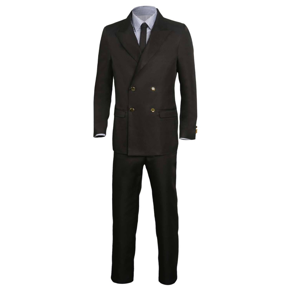 Costume de cosplay Sanji à rayures noires pour Halloween et carnaval