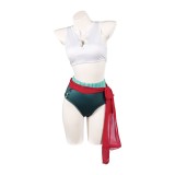 Roronoa Zoro Women Green Swimsuit Cosplay Costume Halloween Carnival Outfit