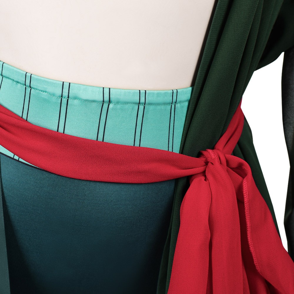 Roronoa Zoro Women Green Swimsuit Cosplay Costume Halloween Carnival Outfit