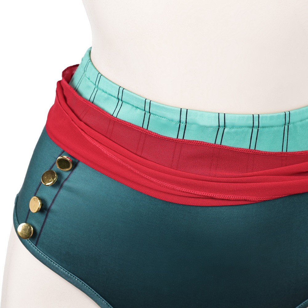 Roronoa Zoro Women Green Swimsuit Cosplay Costume Halloween Carnival Outfit