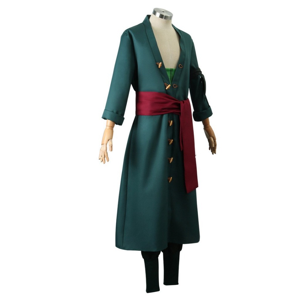 Roronoa Zoro Two Years Later Kids Suit Cosplay Costume Halloween Carnival Outfit