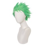 Roronoa Zoro Short Green Wig Heat Resistant Synthetic Hair Accessories Cosplay Costume Halloween Carnival