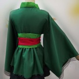 Costume de cosplay pour la fête du kimono Roronoa Zoro, tenue d'Halloween et de carnaval